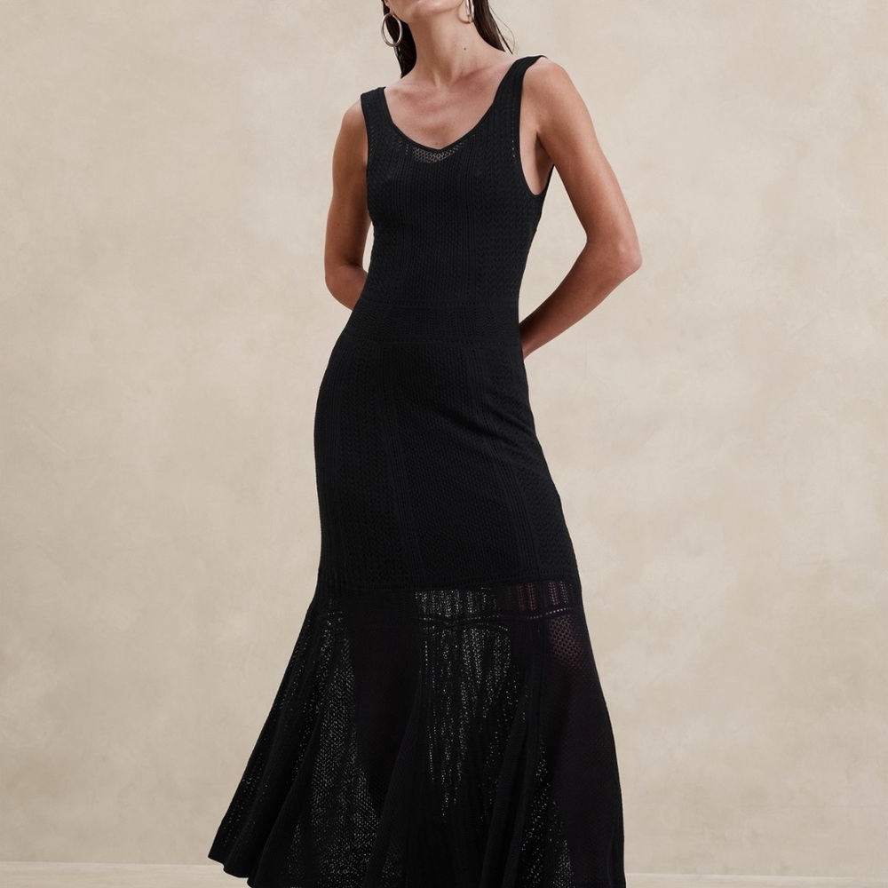 Banana Republic crochet low back Dress, M, New!